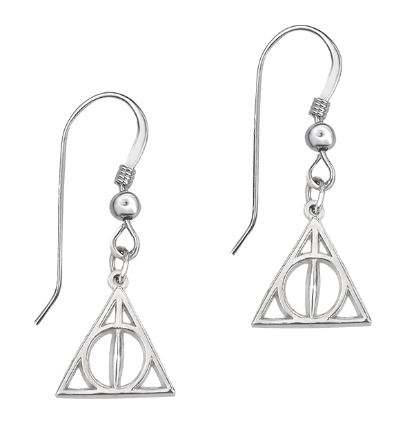 Warner Bros Deathly Hallows Sterling Silver Earrings Jewellery 3 Warner Bros Deathly Hallows Sterling Silver Earrings Jewellery