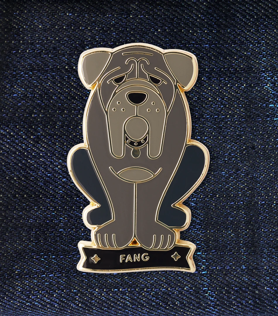 Warner Bros Best Sellers Fang Enamel Pin 5 Warner Bros Best Sellers Fang Enamel Pin