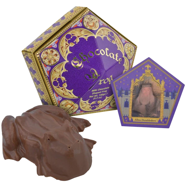 Warner Bros Best Sellers Chocolate Frog - With Authentic Film Packaging 4 Warner Bros Best Sellers Chocolate Frog - With Authentic Film Packaging