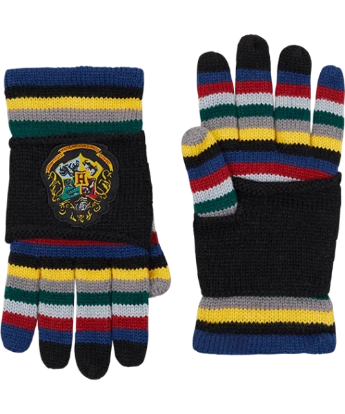 Warner Bros Hogwarts Crest Gloves