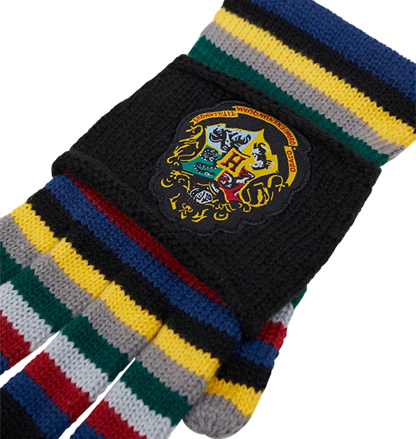 Warner Bros Hogwarts Crest Gloves 4 Warner Bros Hogwarts Crest Gloves