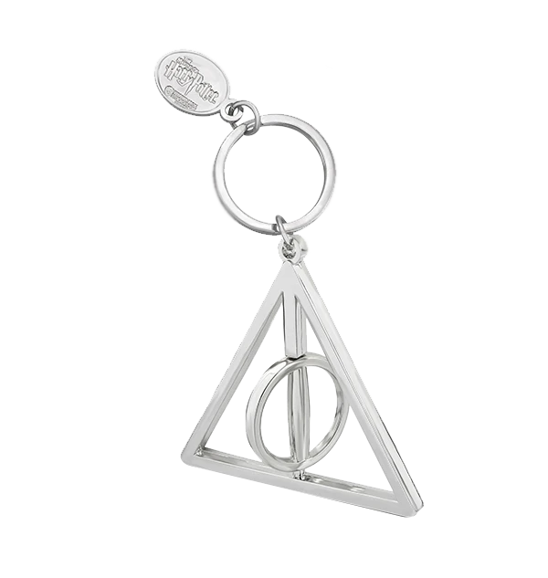 Warner Bros Deathly Hallows Spinning Keyring 3 Warner Bros Deathly Hallows Spinning Keyring