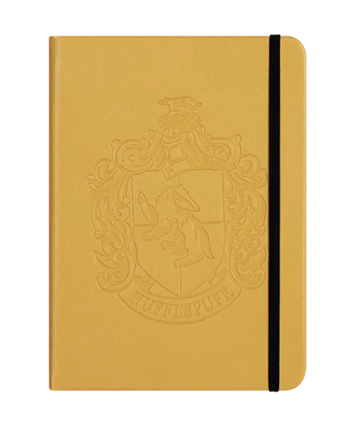 Warner Bros Personalised Hufflepuff Embossed Notebook