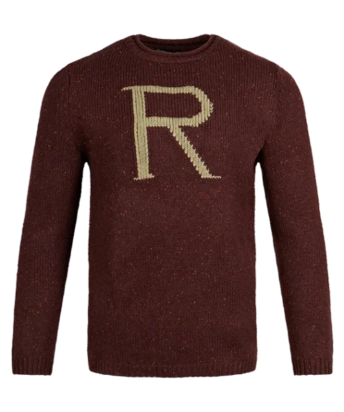 Warner Bros 'R' For Ron Weasley Knitted Jumper Best Sellers