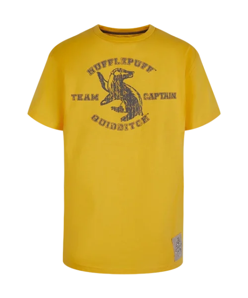 Warner Bros Kids Hufflepuff Quidditch Team Captain T-Shirt