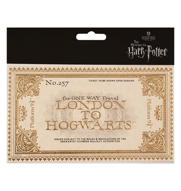 Warner Bros Hogwarts Express Souvenir Ticket 5 Warner Bros Hogwarts Express Souvenir Ticket