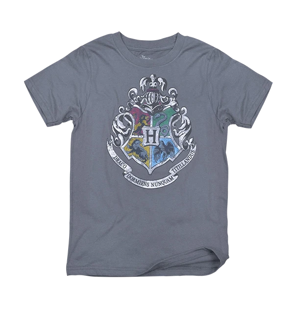 Warner Bros Kids Hogwarts Silver Crest T-Shirt 3 Warner Bros Kids Hogwarts Silver Crest T-Shirt