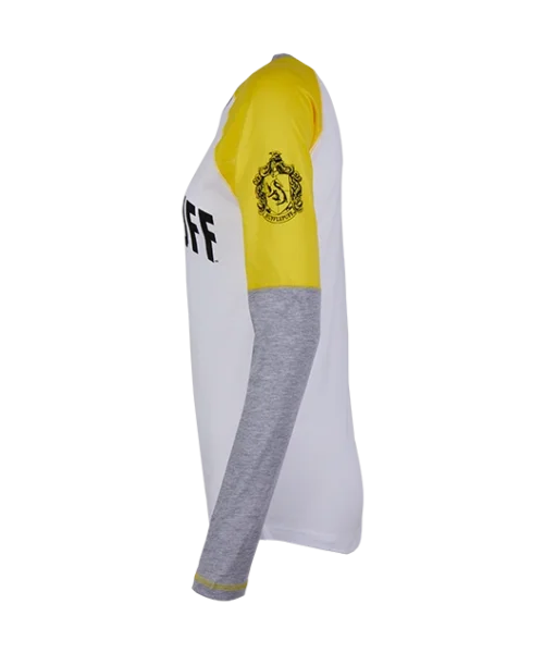 Warner Bros Best Sellers Hufflepuff Ladies Raglan Shirt