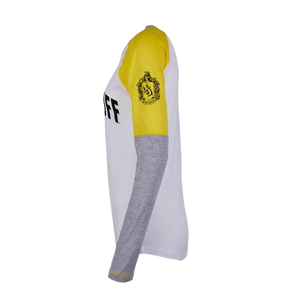Warner Bros Best Sellers Hufflepuff Ladies Raglan Shirt 4 Warner Bros Best Sellers Hufflepuff Ladies Raglan Shirt