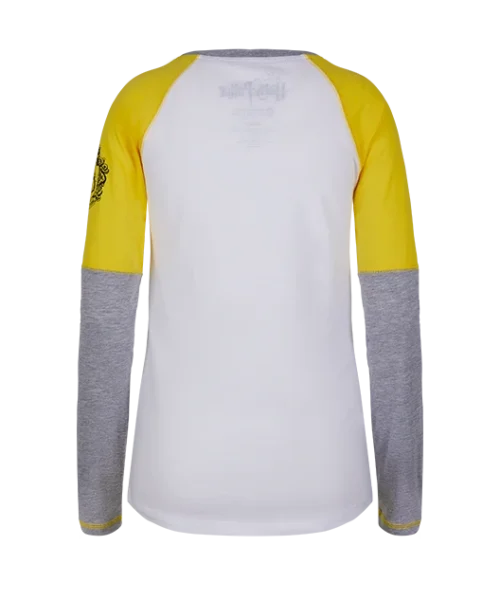 Warner Bros Best Sellers Hufflepuff Ladies Raglan Shirt 8 Warner Bros Best Sellers Hufflepuff Ladies Raglan Shirt