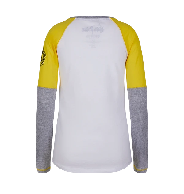 Warner Bros Best Sellers Hufflepuff Ladies Raglan Shirt 5 Warner Bros Best Sellers Hufflepuff Ladies Raglan Shirt