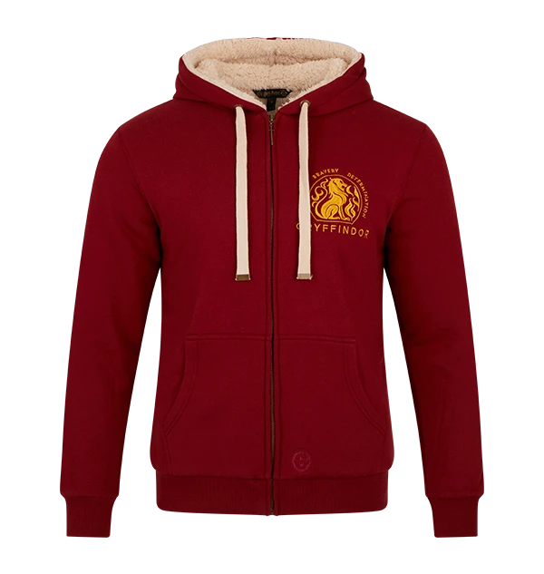 Warner Bros Gryffindor Fleece Hoodie 3 Warner Bros Gryffindor Fleece Hoodie