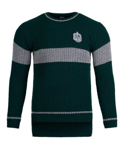 Warner Bros Best Sellers Slytherin Quidditch Knitted Adult Jumper