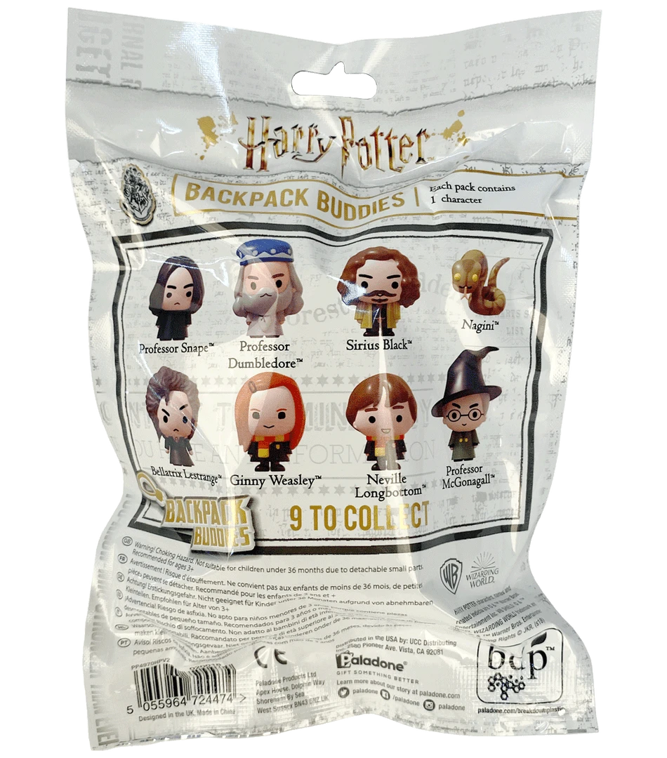 Warner Bros Harry Potter Backpack Buddies - Series 2 4 Warner Bros Harry Potter Backpack Buddies - Series 2