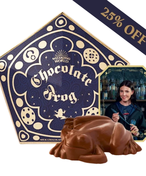 Pureprint Chocolate Frog With Personalised Wizard Card Best Sellers