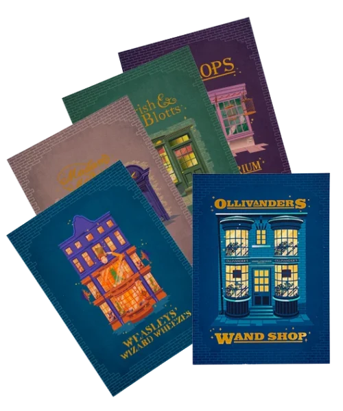 Warner Bros Diagon Alley Post Cards Best Sellers