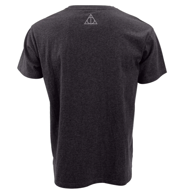 Warner Bros Best Sellers Deathly Hallows Smoky Charcoal T-Shirt 4 Warner Bros Best Sellers Deathly Hallows Smoky Charcoal T-Shirt