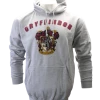 Warner Bros Grey Gryffindor Crest Hooded Jumper 1 Warner Bros Grey Gryffindor Crest Hooded Jumper