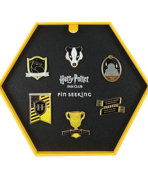 Warner Bros Second Edition Hufflepuff Enamel Pins Set Best Sellers