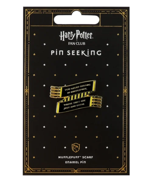 Warner Bros Hufflepuff House Scarf Enamel Pin Best Sellers