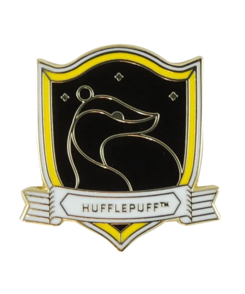 Warner Bros Hufflepuff House Crest Enamel Pin