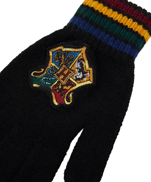 Warner Bros Best Sellers Hogwarts School Crest Knitted Gloves