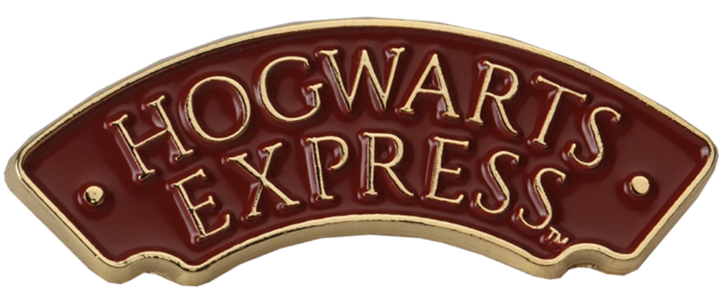 Warner Bros Best Sellers Hogwarts Express Sign Pin Badge