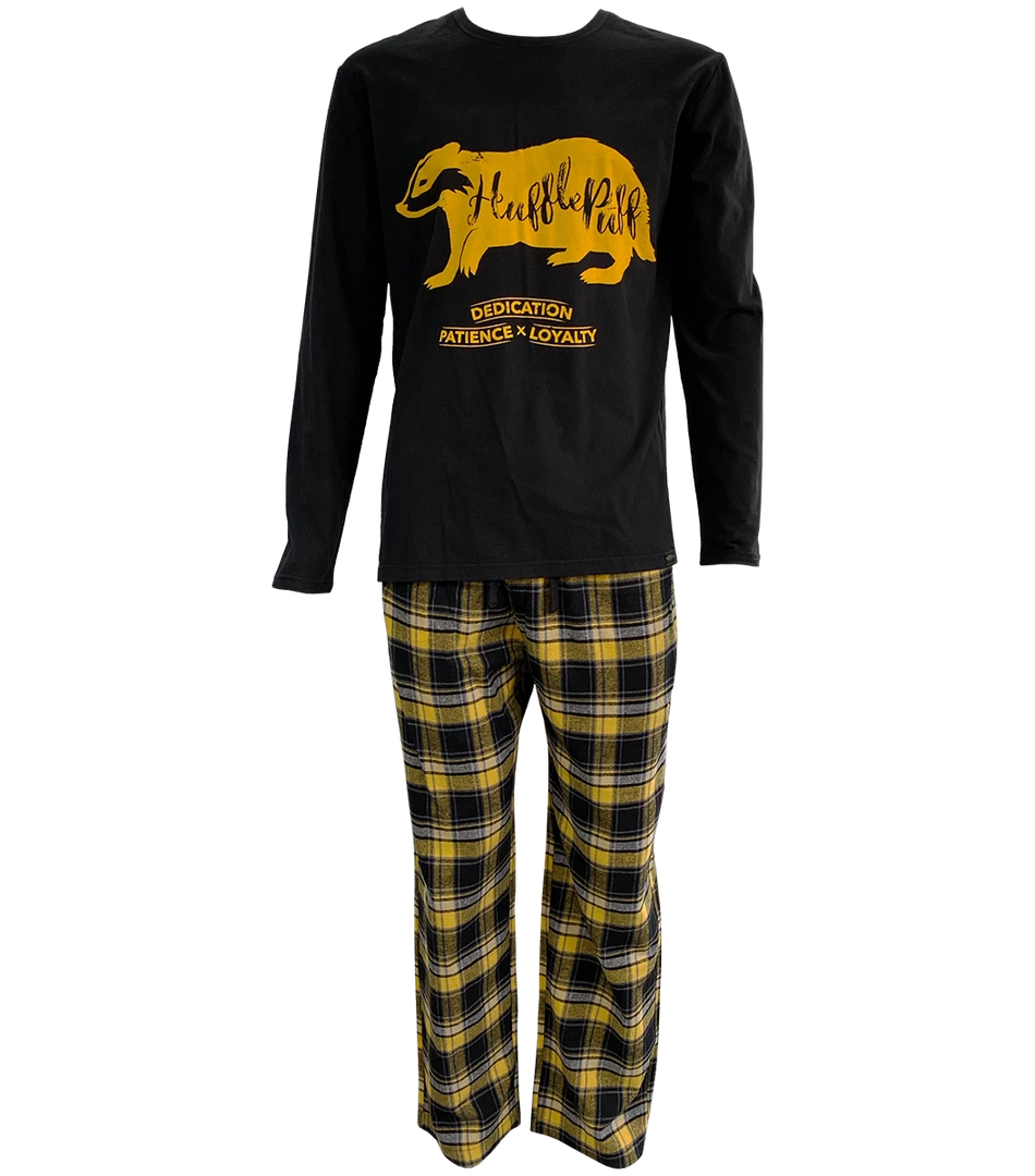 Warner Bros Hufflepuff Unisex Pyjama Set 3 Warner Bros Hufflepuff Unisex Pyjama Set