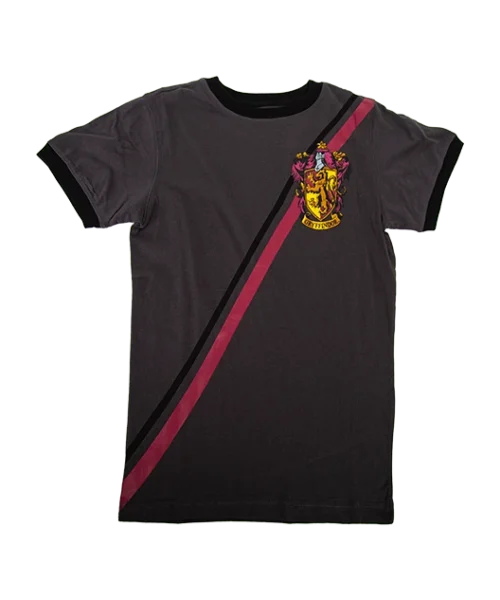 Warner Bros Best Sellers Youth Gryffindor Diagonal Striped T-Shirt