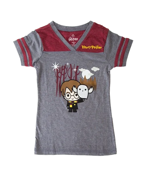 Warner Bros Kids Kawaii Harry And Hedwig T-Shirt Best Sellers