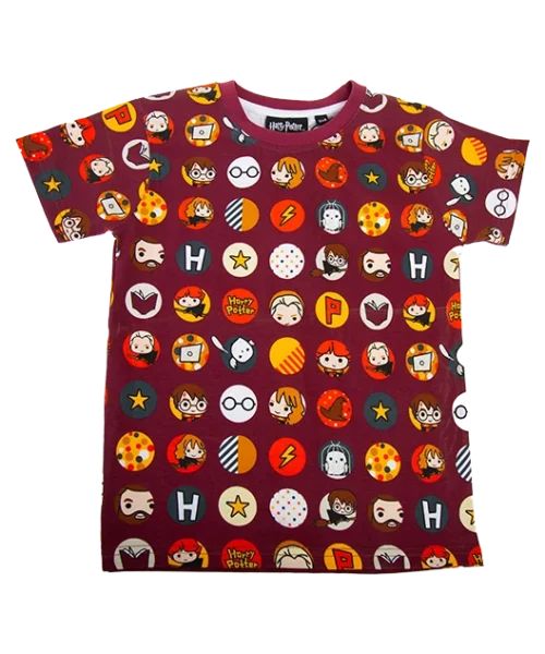 Warner Bros Kids Kawaii Harry Potter Dot T-Shirt Best Sellers