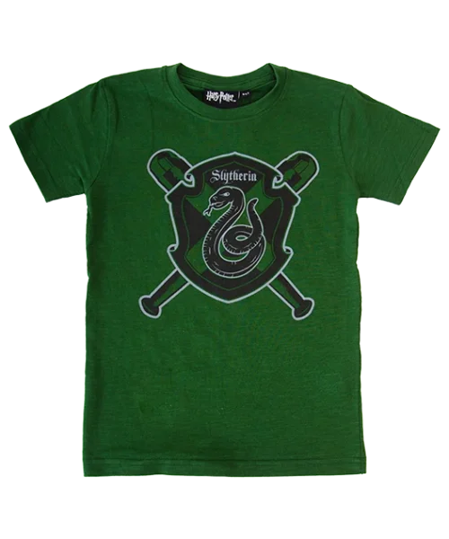 Warner Bros Youth Slytherin Quidditch Crest T-Shirt Best Sellers