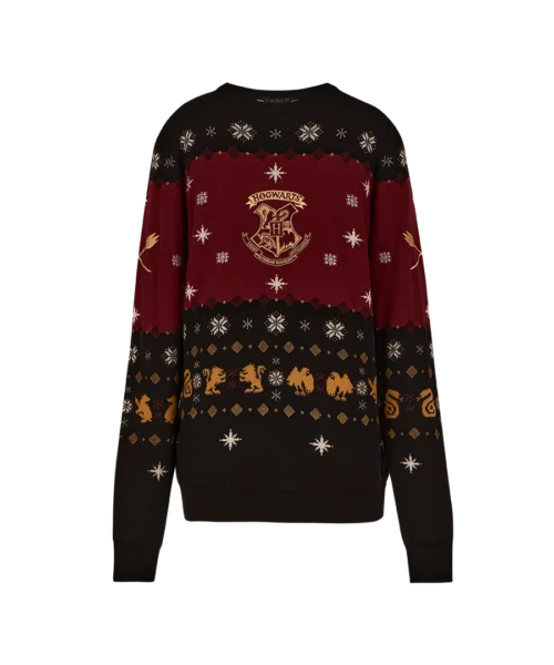 Warner Bros Hogwarts Knitted Christmas Jumper