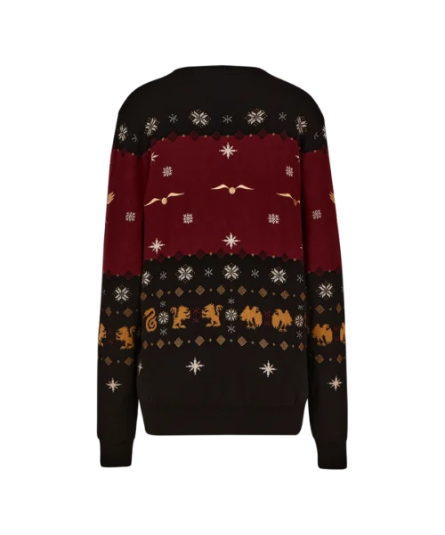 Warner Bros Hogwarts Knitted Christmas Jumper