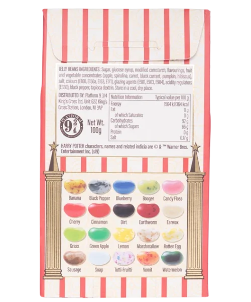 Warner Bros Bertie Bott's Every Flavour Beans - Platform 9 3/4 Platform 9¾