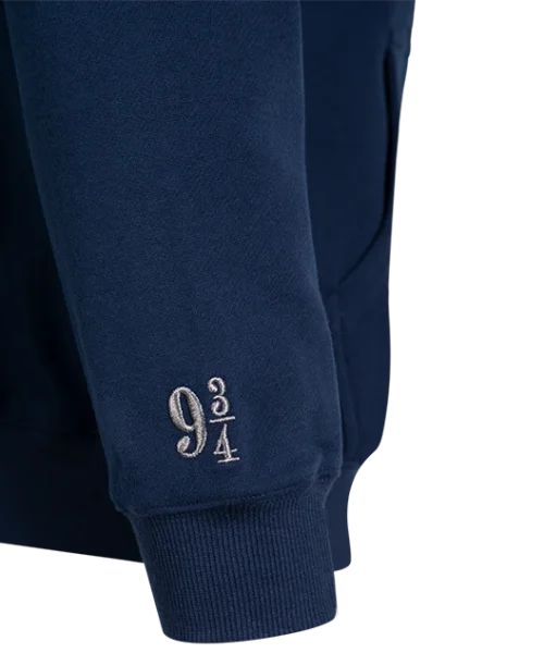 Warner Bros Platform 9 3/4 Zip Hoodie - Navy Platform 9¾