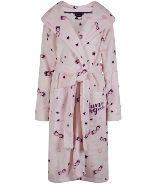 Warner Bros Best Sellers Luna Lovegood Spectrespecs Pink Bathrobe