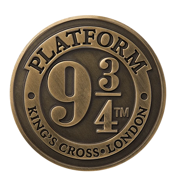 Warner Bros Platform 9 3/4 Logo Magnet 3 Warner Bros Platform 9 3/4 Logo Magnet