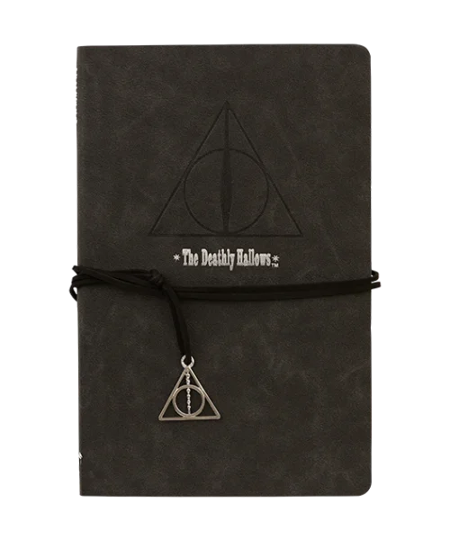 Warner Bros Best Sellers Faux Leather Deathly Hallows Notebook