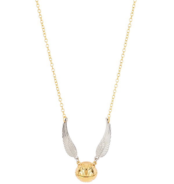 Warner Bros The Golden Snitch Pendant Necklace Jewellery 3 Warner Bros The Golden Snitch Pendant Necklace Jewellery