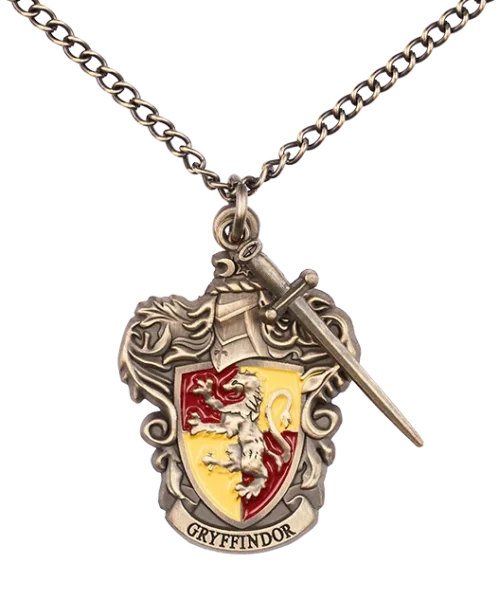 Warner Bros Best Sellers Gryffindor House Crest Necklace