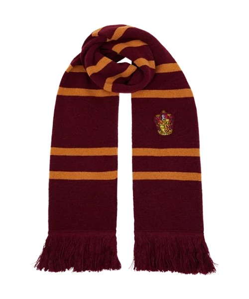 Warner Bros Gryffindor Knitted Crest Scarf