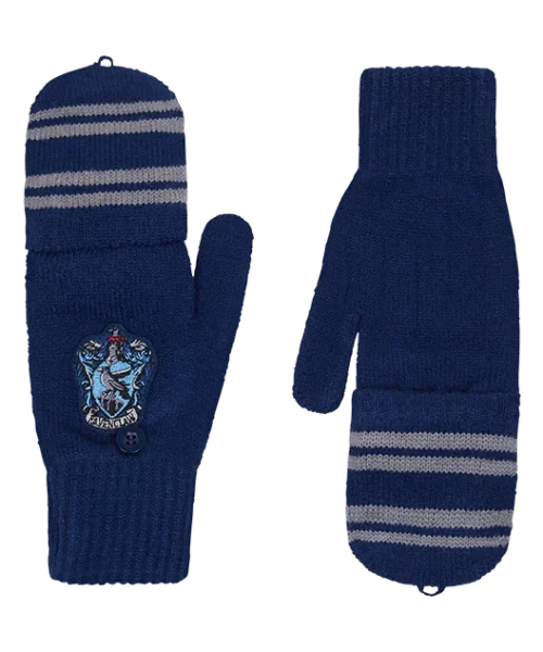 Warner Bros Ravenclaw Knitted Mitten Capped Gloves