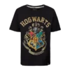 Warner Bros Kids Hogwarts Crest Black T-Shirt