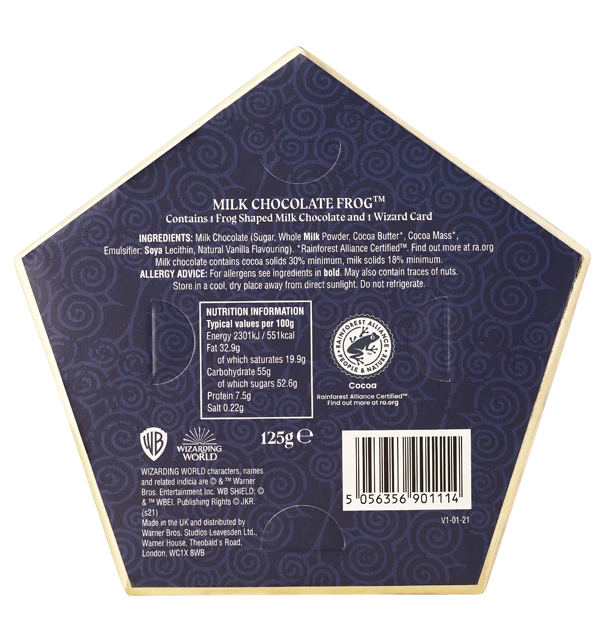 Pureprint Chocolate Frog With Personalised Wizard Card Best Sellers 11 Pureprint Chocolate Frog With Personalised Wizard Card Best Sellers