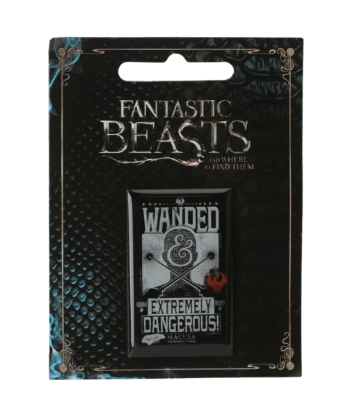 Warner Bros Fantastic Beasts Wanded & Dangerous Pin Badge