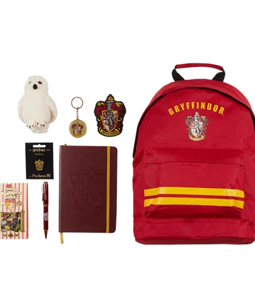 Wizard World Shop 13 Warner Bros Gryffindor Essentials Backpack Set