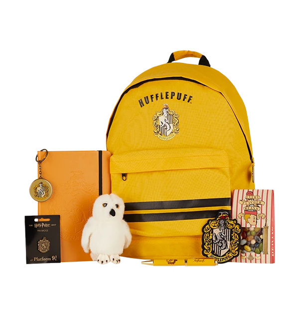 Warner Bros Hufflepuff Essentials Backpack Set 3 Warner Bros Hufflepuff Essentials Backpack Set