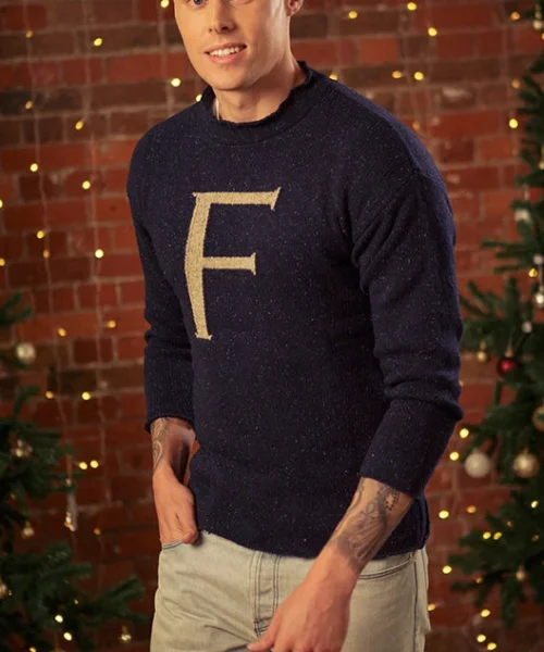 Warner Bros Weasley Knitted Jumpers 'F' Weasley Knitted Jumper
