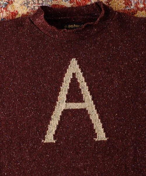 Warner Bros 'A' Weasley Knitted Jumper Weasley Knitted Jumpers